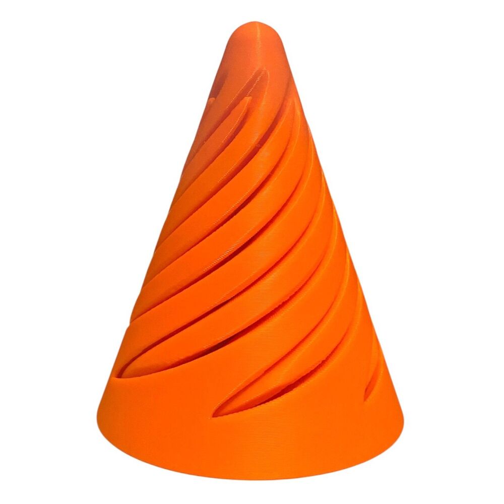 Pass Through Fidget Cone - 2-1/2" x 2" - ORANGE #3010-09